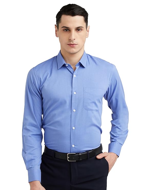 peter england men's everday regular fit solid shirt | cotton rich | 5 pin pocketing peter england men's everday regular fit solid shirt | cotton rich | 5 pin pocketing